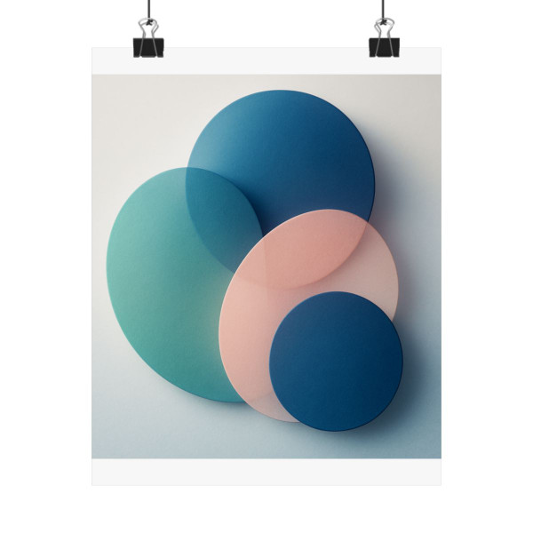 Ethereal Interplay - Matte Vertical Posters