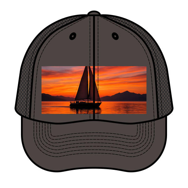 Sailing into Sunset - Trucker Retro Hat