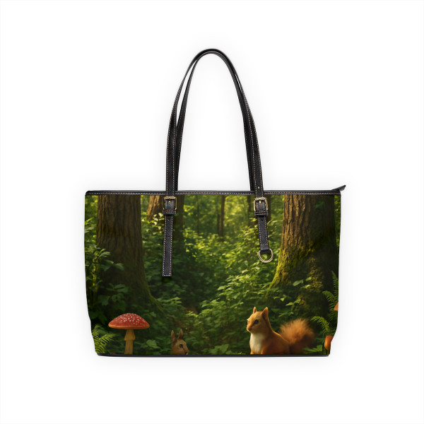 Ecosystem Harmony - PU Leather Shoulder Bag