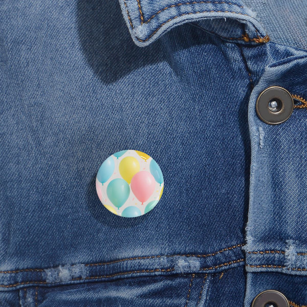 Whimsical Balloon Bash - Round Pins