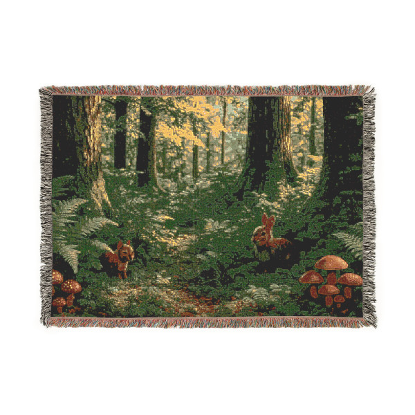 Ecosystem Harmony - Woven Blanket