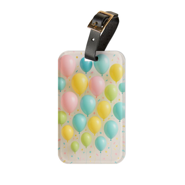 Whimsical Balloon Bash - Luggage Tag