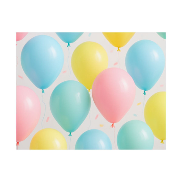 Whimsical Balloon Bash - Satin Posters (210gsm)