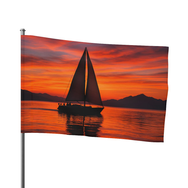 Sailing into Sunset - Flag