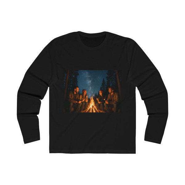 Whimsical Campfire Nights - Men's Long Sleeve Crew Tee Whimsical Campfire Nights - Men's Long Sleeve Crew Tee