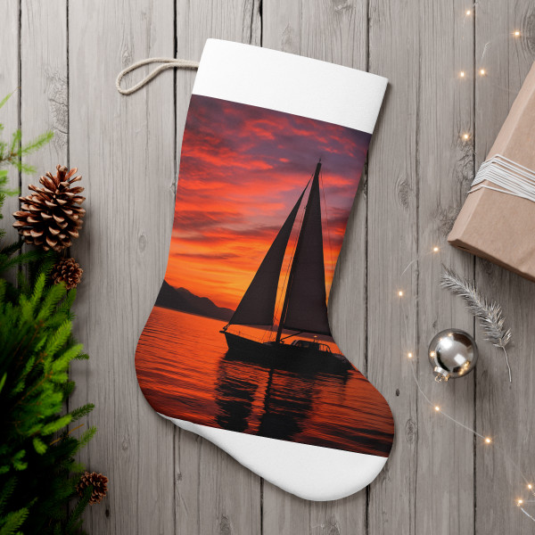Sailing into Sunset - Santa Stocking