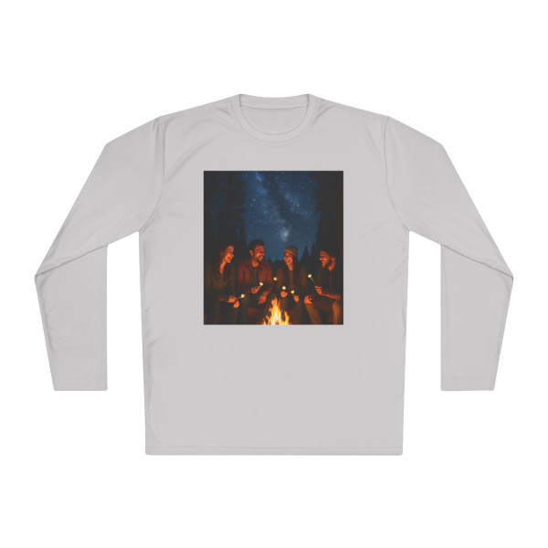 Whimsical Campfire Nights - Unisex Lightweight Long Sleeve Tee Whimsical Campfire Nights - Unisex Lightweight Long Sleeve Tee