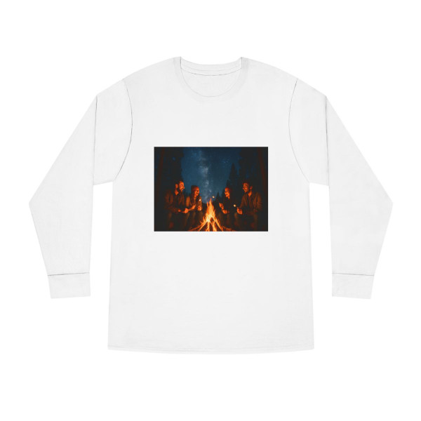 Whimsical Campfire Nights - Long Sleeve Crewneck Tee Whimsical Campfire Nights - Long Sleeve Crewneck Tee