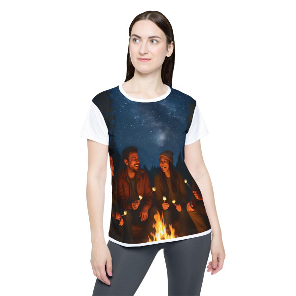 Whimsical Campfire Nights - Women's Sports Jersey (AOP) Whimsical Campfire Nights - Women's Sports Jersey (AOP)