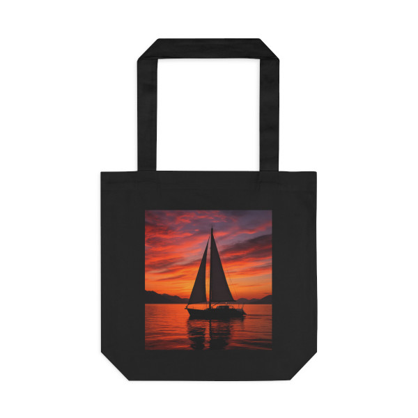 Sailing into Sunset - Cotton Tote Bag Sailing into Sunset - Cotton Tote Bag