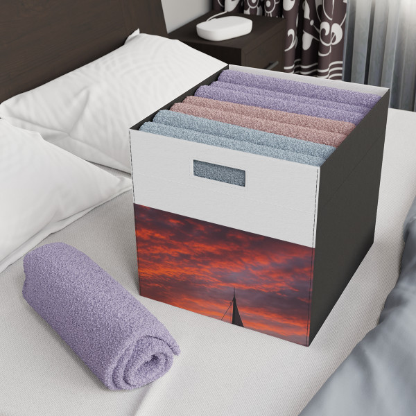 Sailing into Sunset - Felt Storage Box