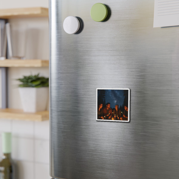 Whimsical Campfire Nights - Die-Cut Magnets