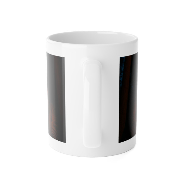 Whimsical Campfire Nights - White Ceramic Mug, 11oz