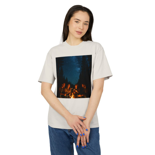 Whimsical Campfire Nights - Unisex Heavy Faded Tee Whimsical Campfire Nights - Unisex Heavy Faded Tee