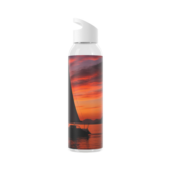 Sailing into Sunset - Sky Water Bottle