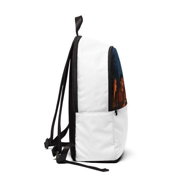 Whimsical Campfire Nights - Unisex Fabric Backpack Whimsical Campfire Nights - Unisex Fabric Backpack
