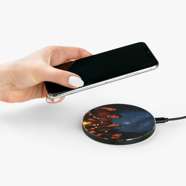 Whimsical Campfire Nights - Wireless Charger