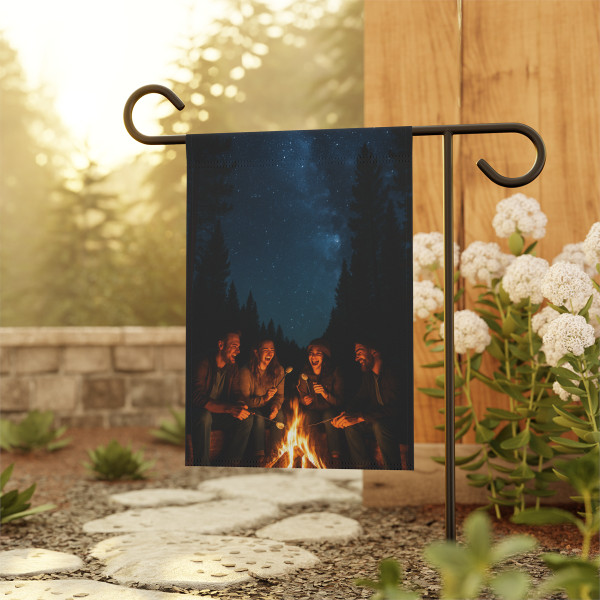 Whimsical Campfire Nights - Garden & House Banner