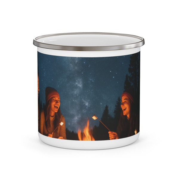 Whimsical Campfire Nights - Enamel Camping Mug