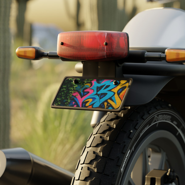 Urban Jungle Vibes - Mini License Plate