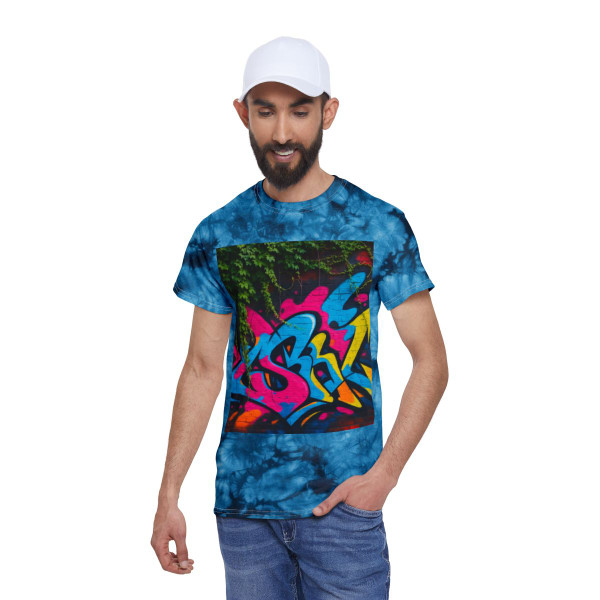 Urban Jungle Vibes - Tie-Dye Tee, Crystal