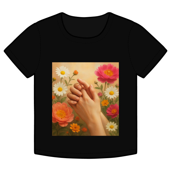 Heartfelt Connections - Organic Rib Baby Tee Heartfelt Connections - Organic Rib Baby Tee