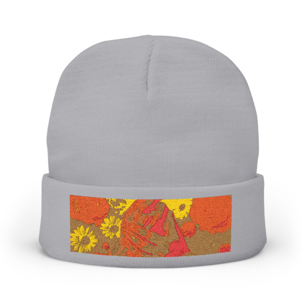 Heartfelt Connections - Knit Beanie (Embroidery)