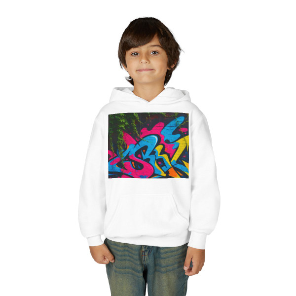 Urban Jungle Vibes - Youth Heavy Blend Hooded Sweatshirt