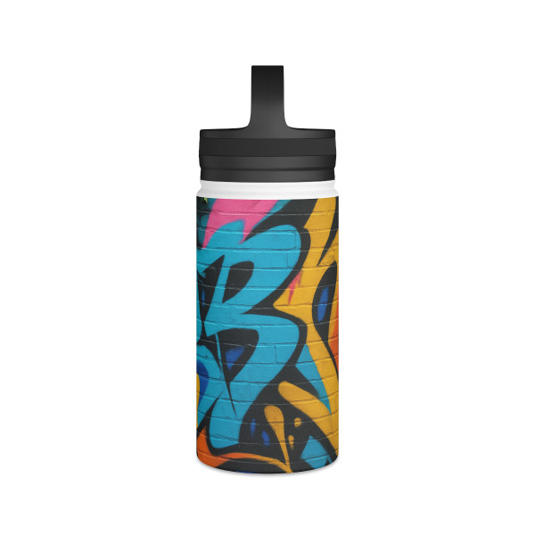 Urban Jungle Vibes - Stainless Steel Water Bottle, Handle Lid