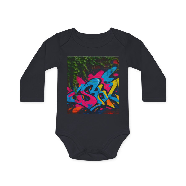 Urban Jungle Vibes - Baby Long-Sleeve Organic Bodysuit