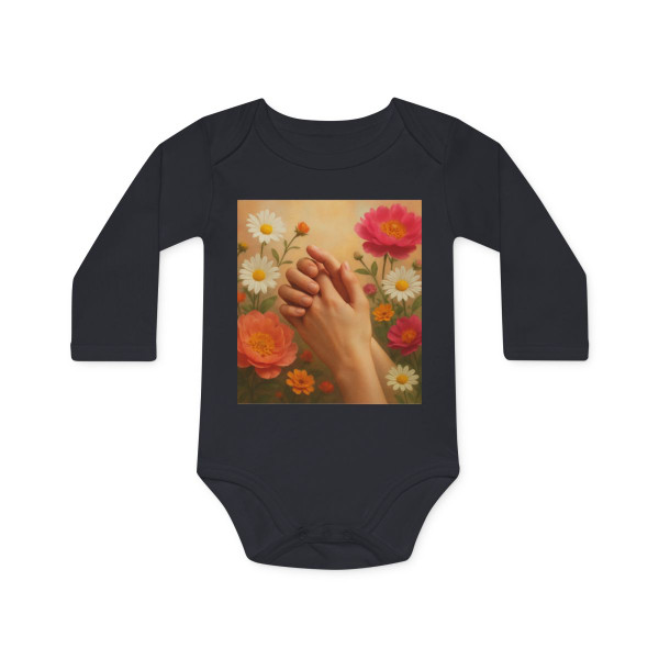 Heartfelt Connections - Baby Long-Sleeve Organic Bodysuit