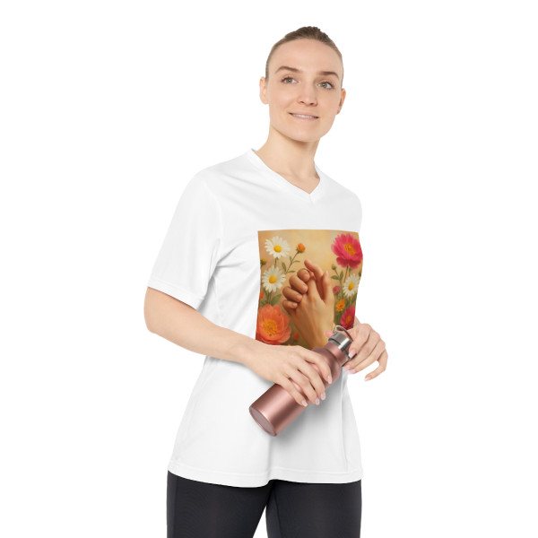 Heartfelt Connections - Women's Performance V-Neck T-Shirt