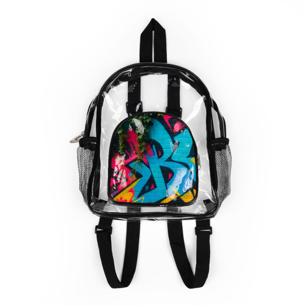 Urban Jungle Vibes - Clear Stadium Backpack