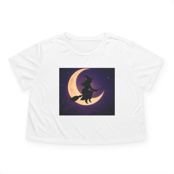 Witching Hour Magic - Women's Flowy Cropped Tee