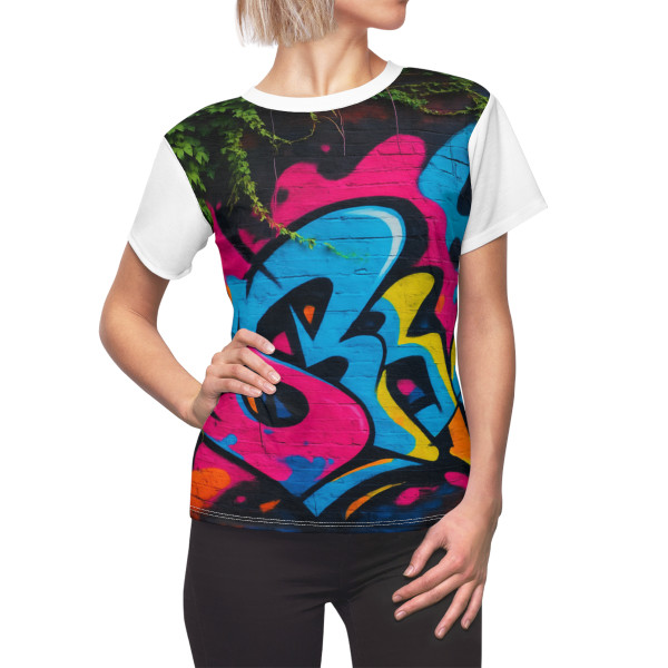Urban Jungle Vibes - Women's Cut & Sew Tee (AOP)