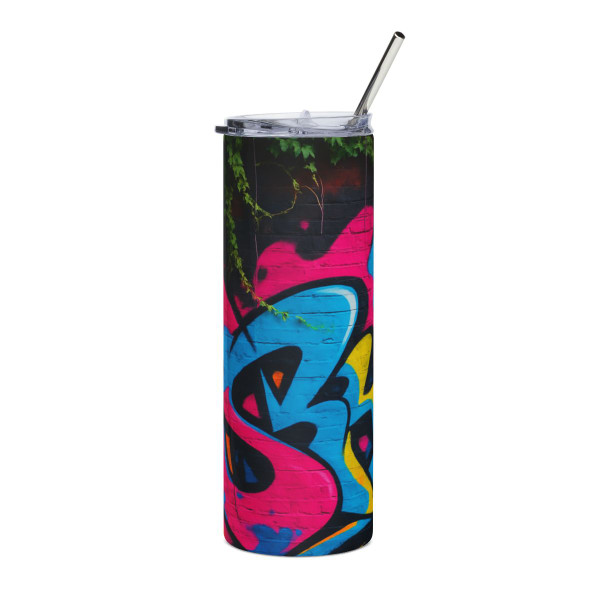 Urban Jungle Vibes - Stainless Steel Tumbler, 20oz