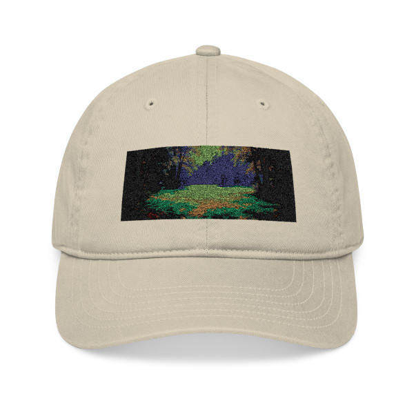 Emerald Forest Glade - Organic Baseball Cap (Embroidery)