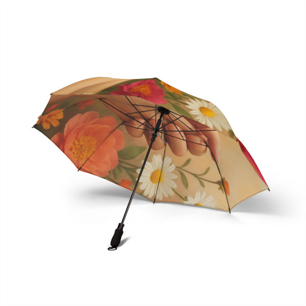 Heartfelt Connections - Semi-Automatic Foldable Umbrella