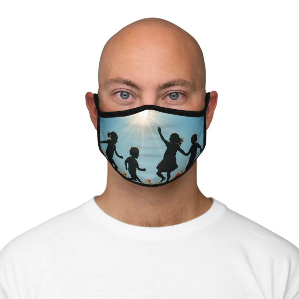 Chasing Sunbeams - Fitted Polyester Face Mask