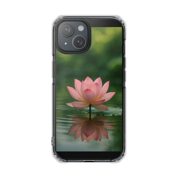 Tranquil Lotus - Magnetic Clear Impact Cases