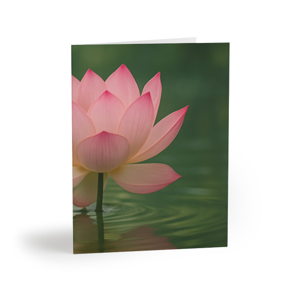 Tranquil Lotus - Greeting cards (8, 16, and 24 pcs)