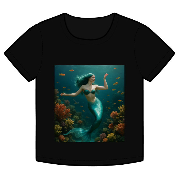 Mystical Ocean Dance - Organic Rib Baby Tee