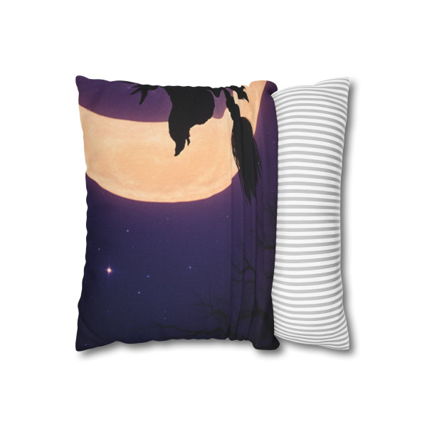 Witching Hour Magic - Spun Polyester Square Pillowcase