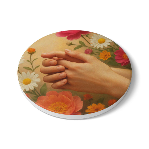 Heartfelt Connections - Ceramic Coaster