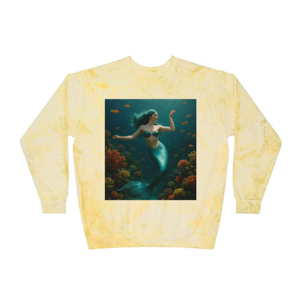 Mystical Ocean Dance - Unisex Color Blast Crewneck Sweatshirt