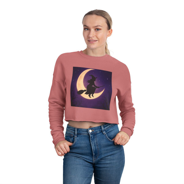 Witching Hour Magic - Women's Cropped Sweatshirt