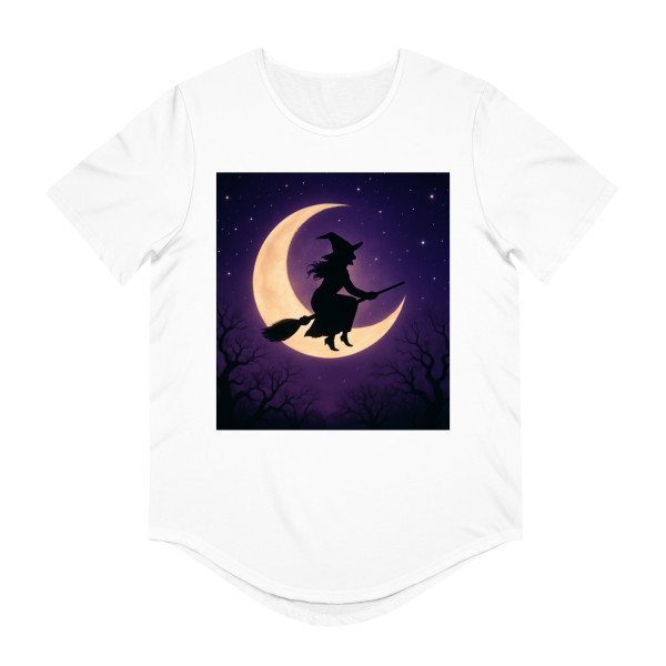 Witching Hour Magic - Men's Jersey Curved Hem Tee