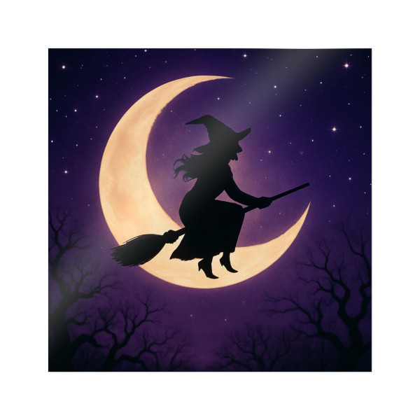 Witching Hour Magic - Die-Cut Stickers, (DTF)