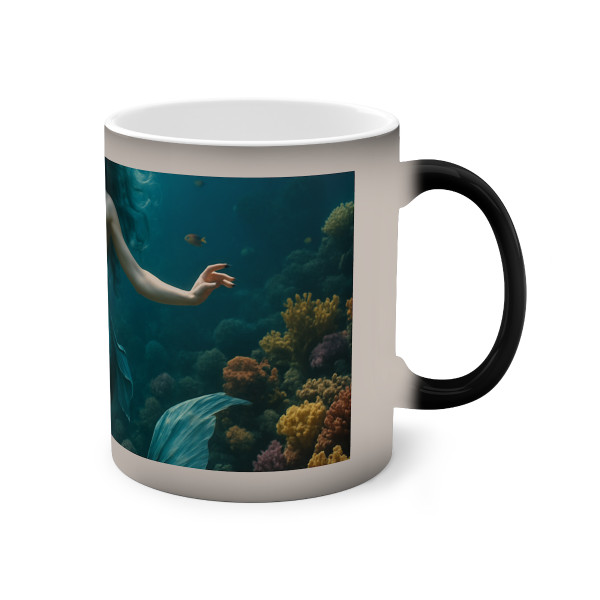 Mystical Ocean Dance - Color-Changing Mug, 11oz