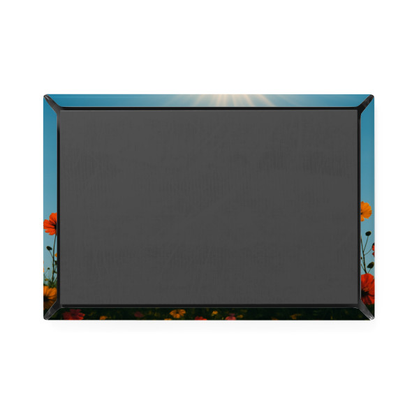 Chasing Sunbeams - Button Magnet, Rectangle (1 & 10 pcs)